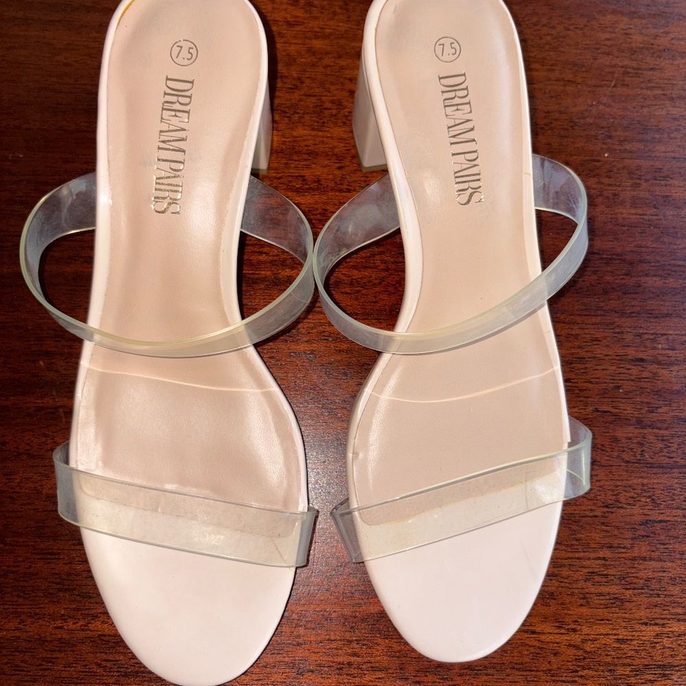 Dream Pairs 2in Chunky Square Heals 7.5